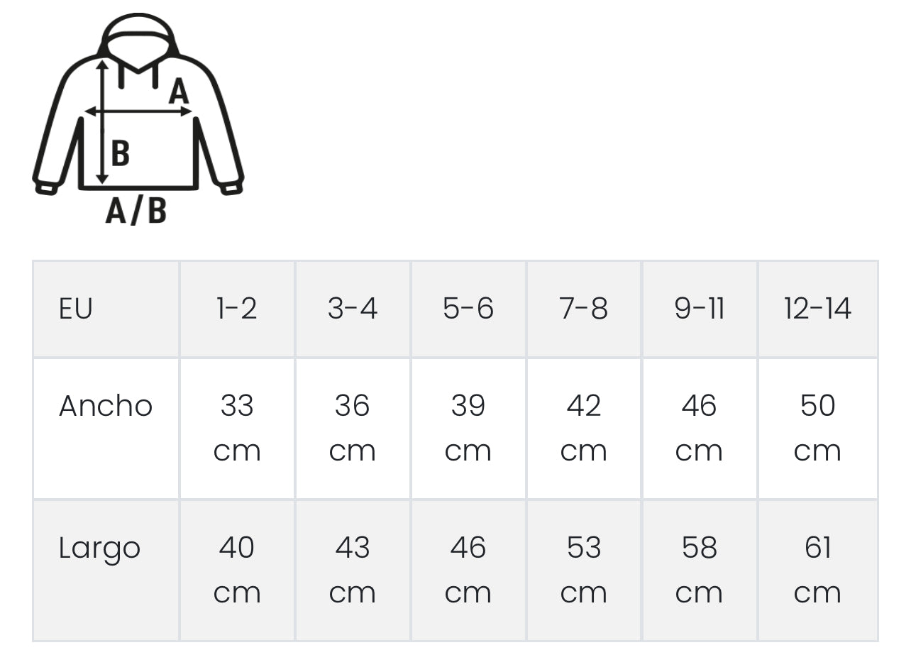 Sudadera Monkey Grip para niños color negro
