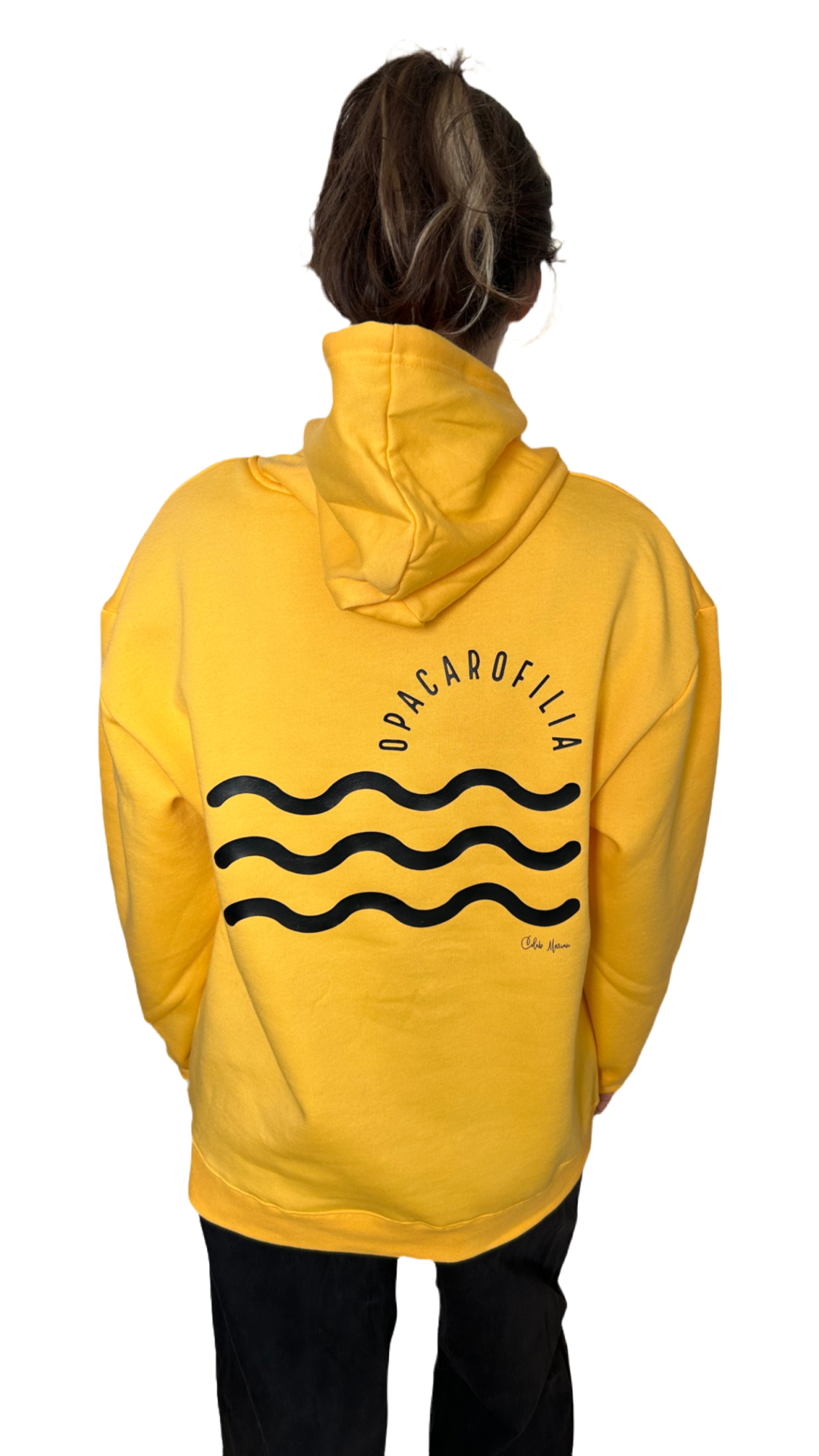 Sudadera Oversize Unisex Amarilla