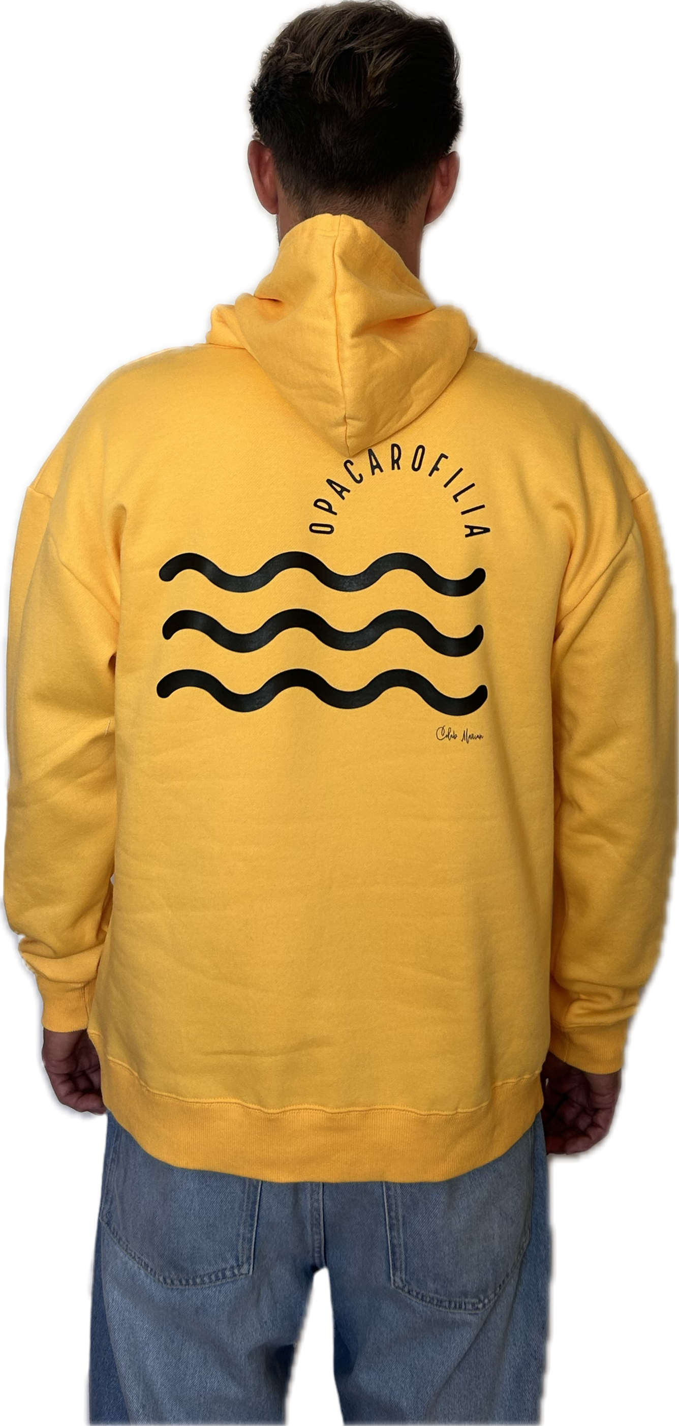 Sudadera Oversize Unisex Amarilla