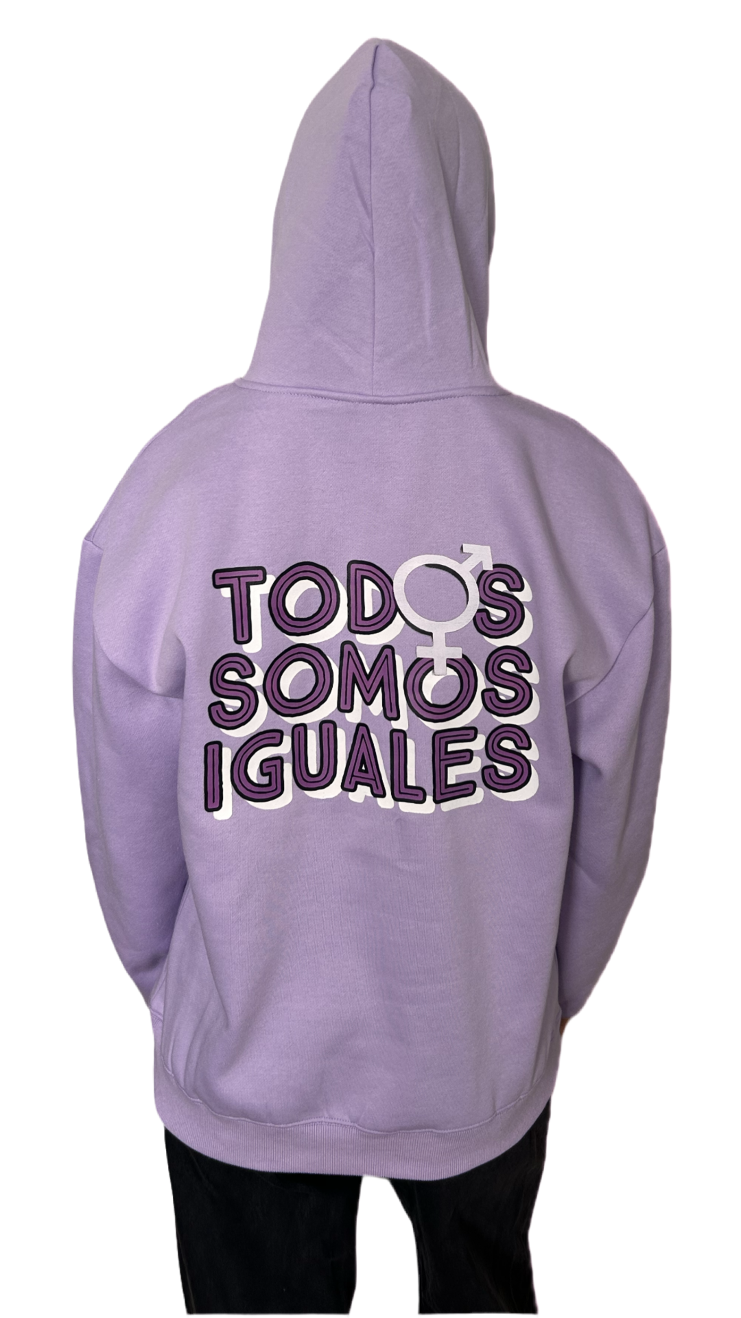 Sudadera Oversize Unisex Lila