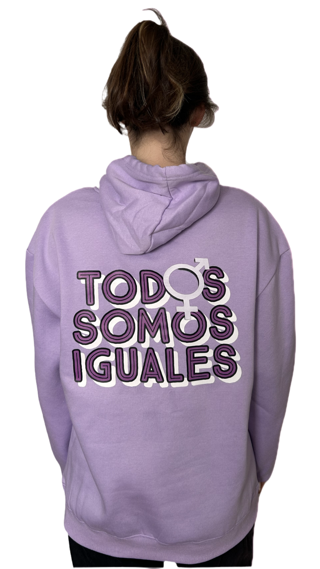 Sudadera Oversize Unisex Lila