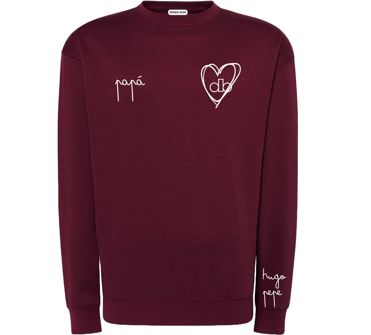 Sudadera burdeos PAPÁ