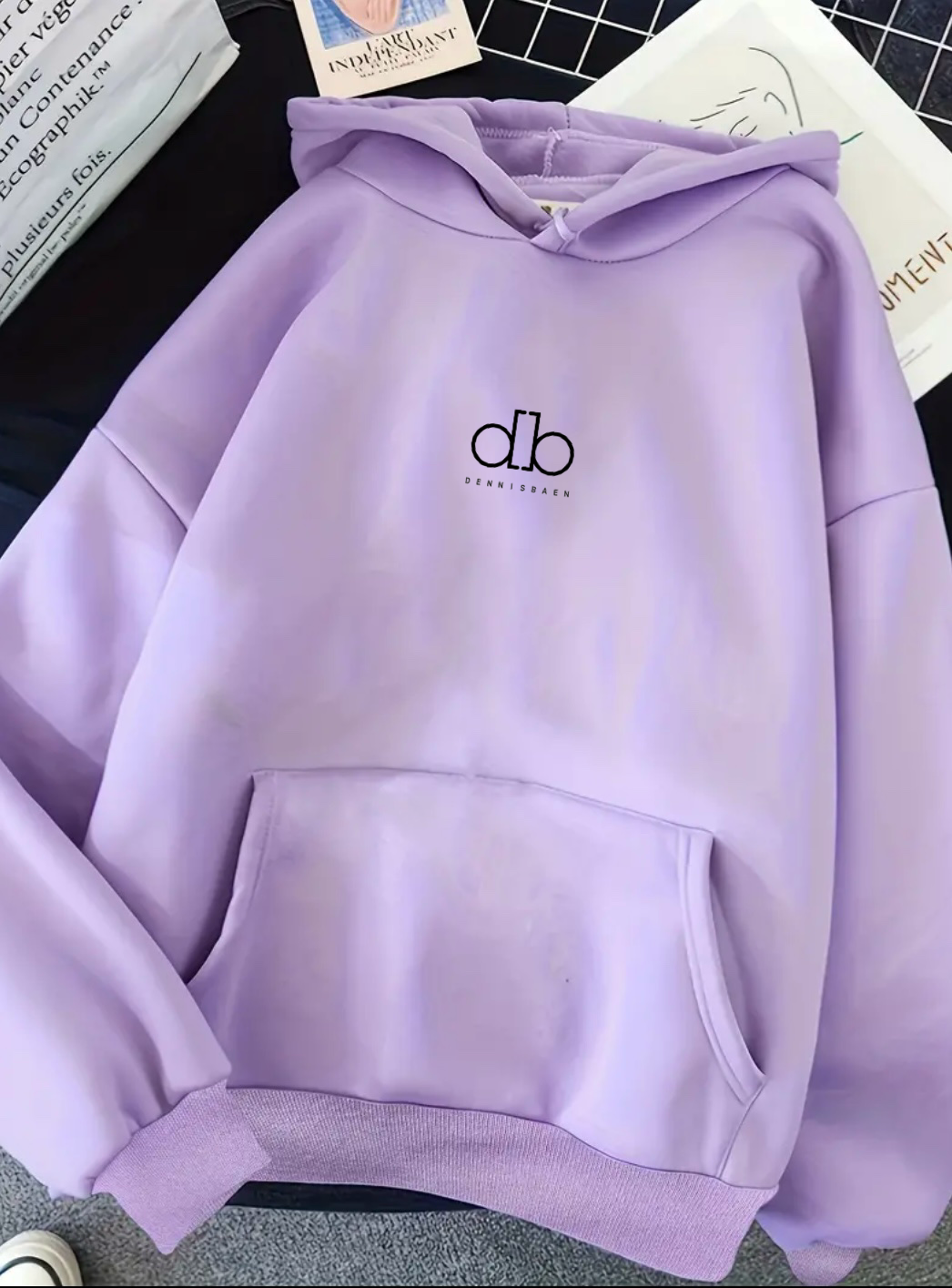 Sudadera Oversize Unisex Lila