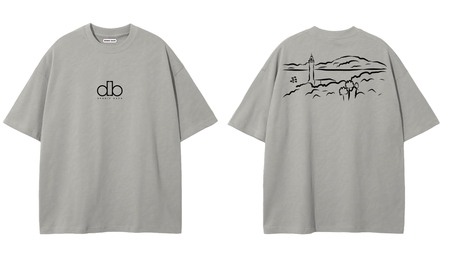 Camiseta gris Faro Punta Carnero