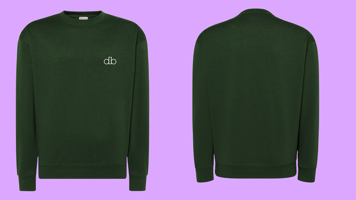 Sudadera UNISEX premium verde oscuro