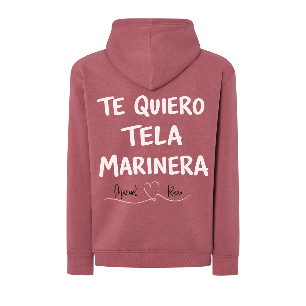 Sudadera TE QUIERO TELA MARINERA