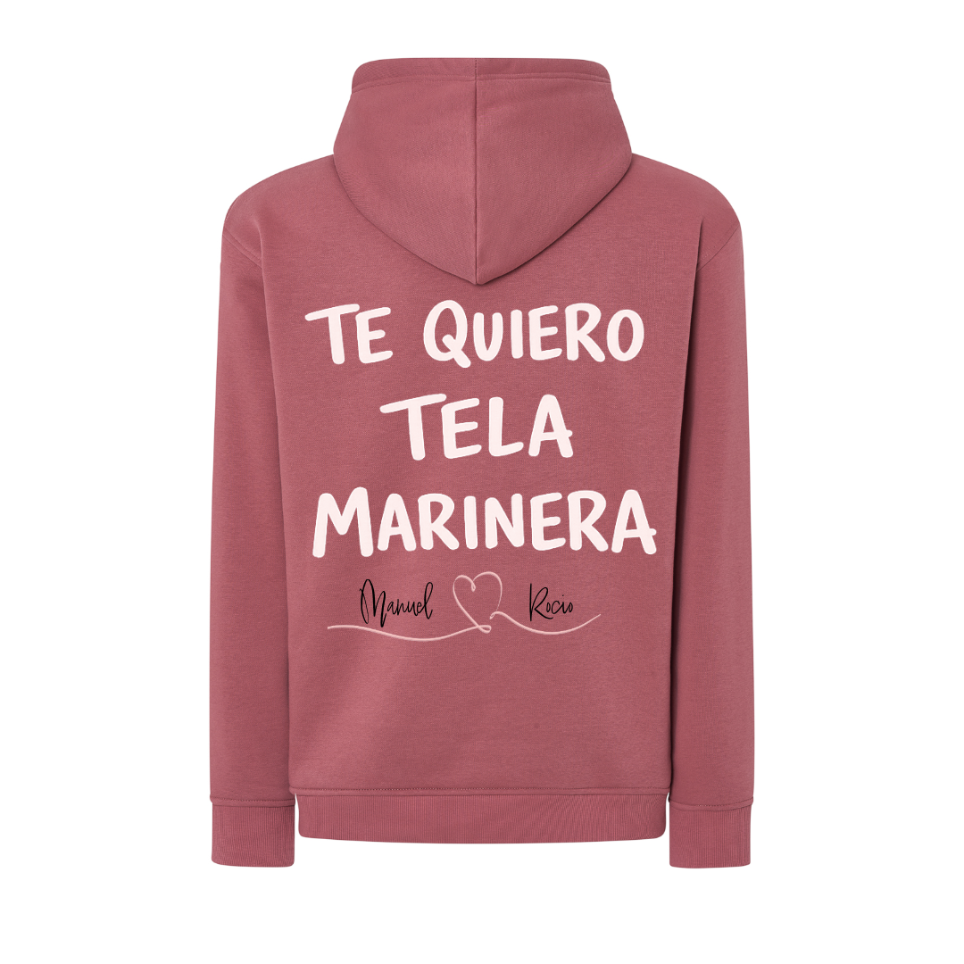 Sudadera TE QUIERO TELA MARINERA