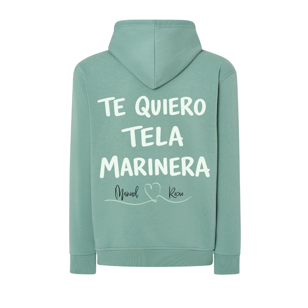 Sudadera TE QUIERO TELA MARINERA