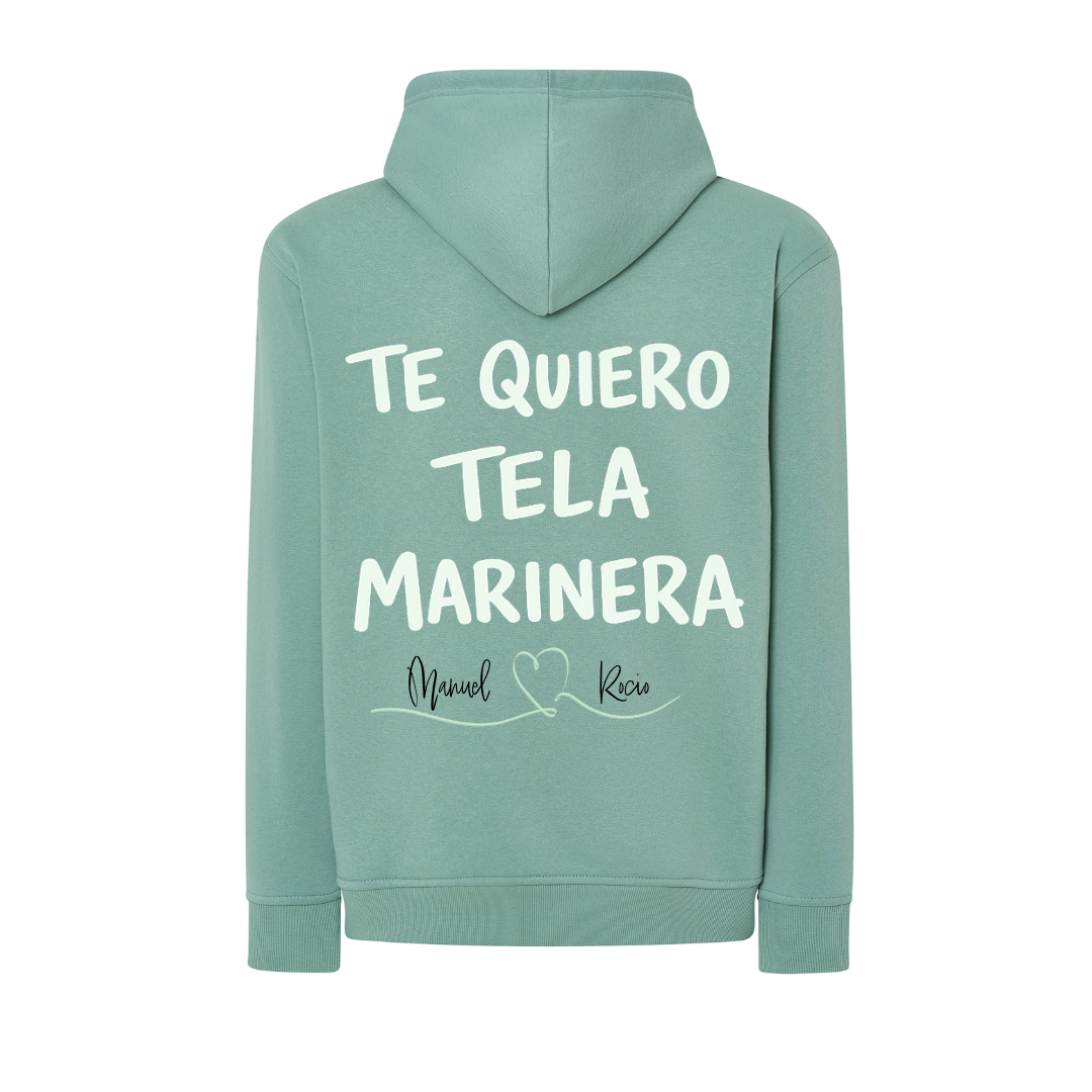 Sudadera TE QUIERO TELA MARINERA