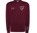 Sudadera burdeos PAPÁ
