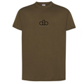 Camiseta Unisex, 100% Algodón, Color Verde Militar