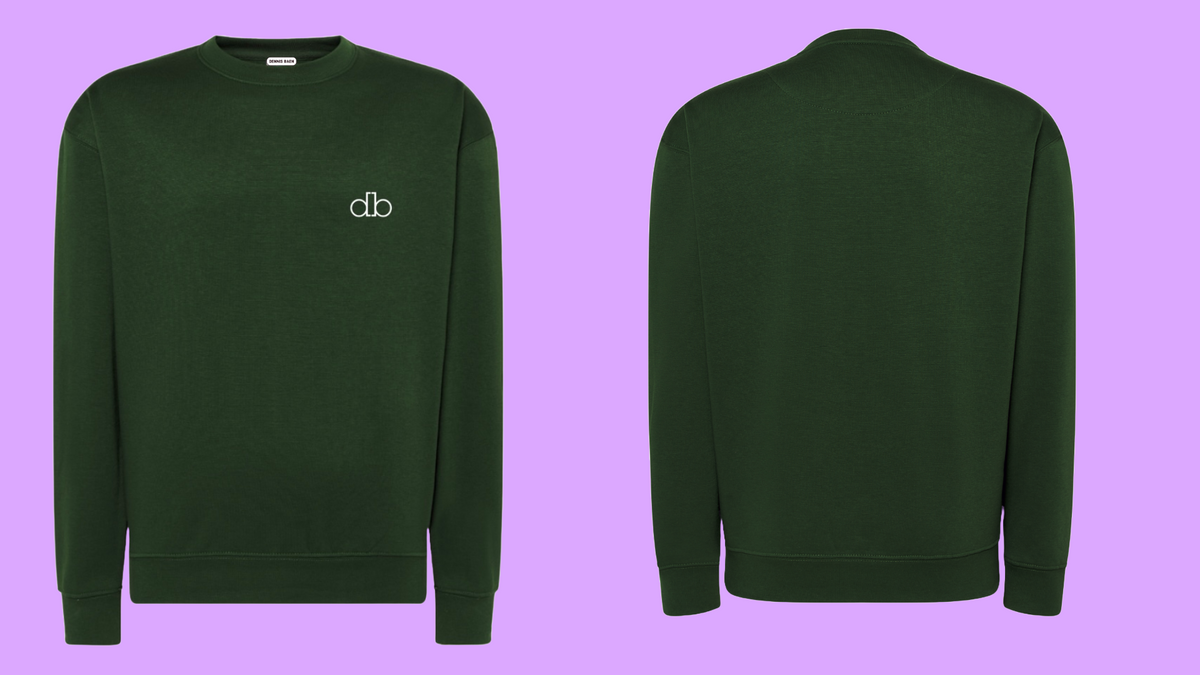 Sudadera UNISEX premium verde oscuro
