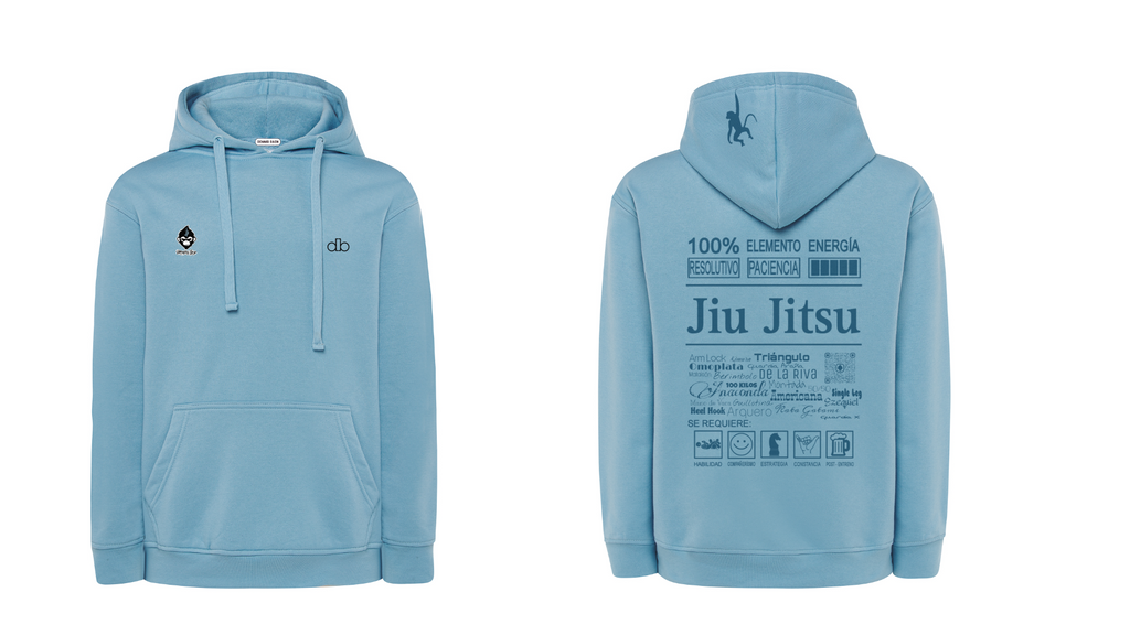 Sudadera Monkey Grip color Celeste