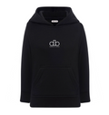 Sudadera NEGRA unisex para niños.