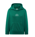 Sudadera VERDE unisex para niños.