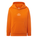 Sudadera NARANJA unisex para niños.