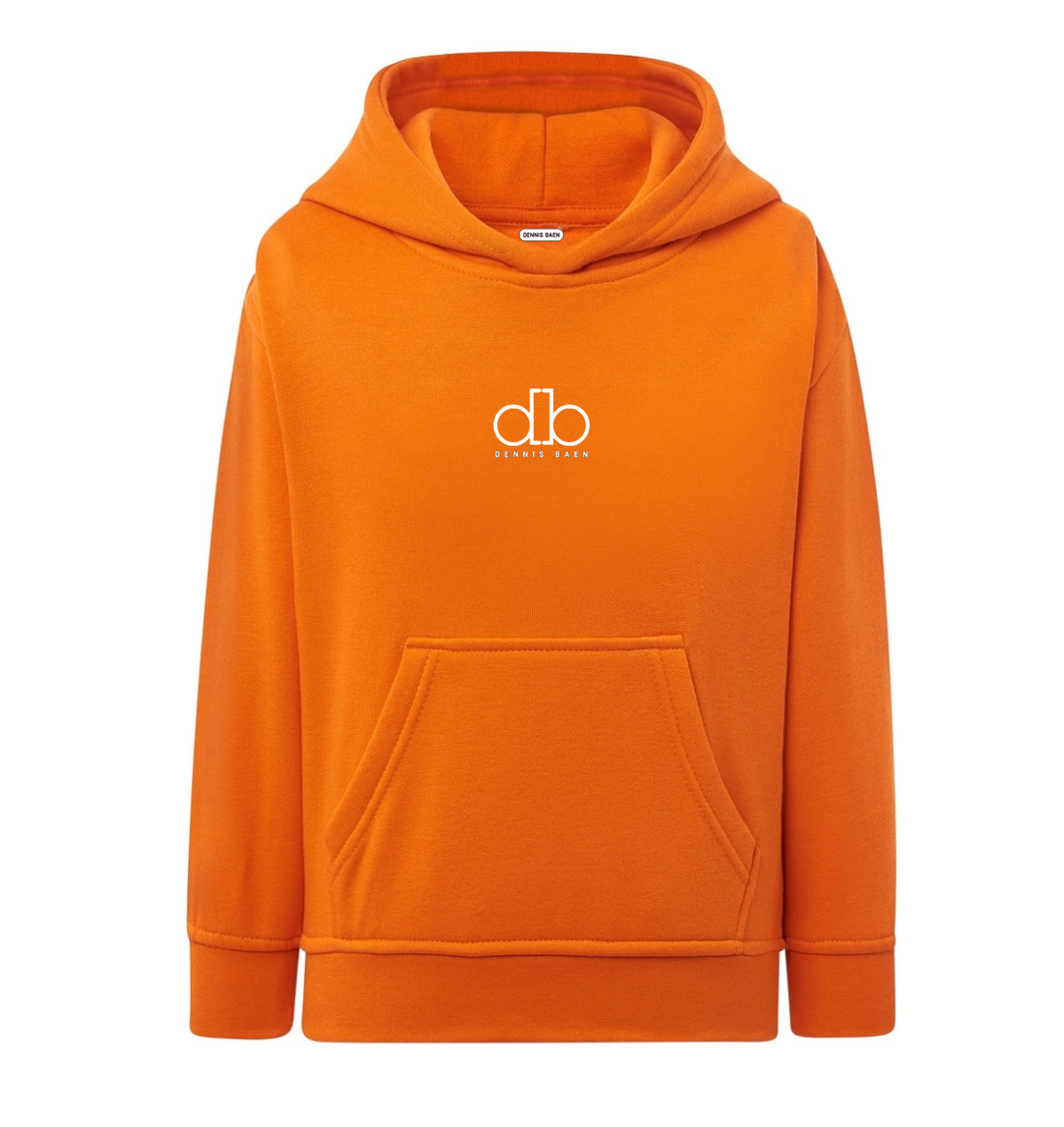 Sudadera NARANJA unisex para niños.