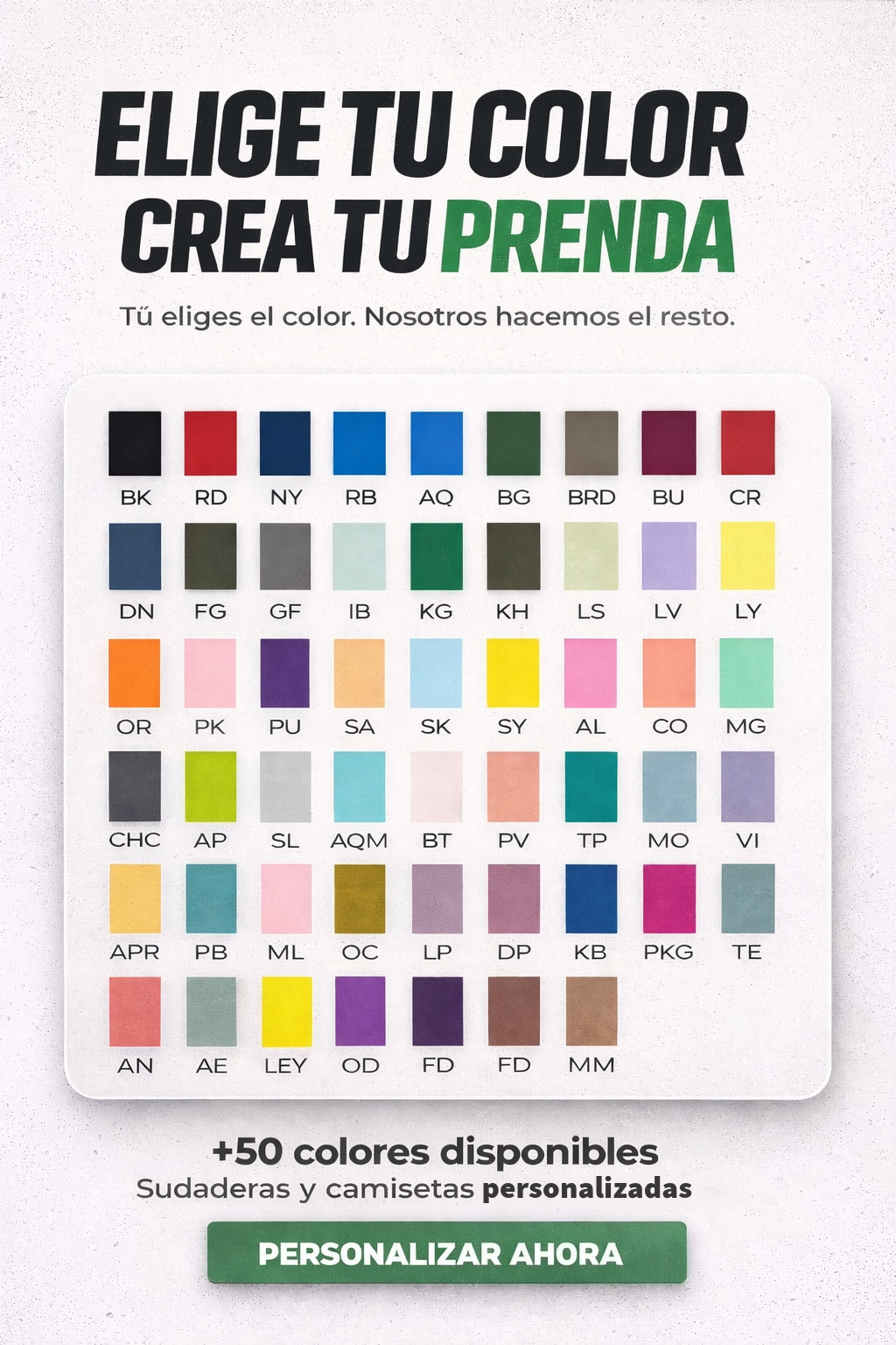 Personaliza tu sudadera